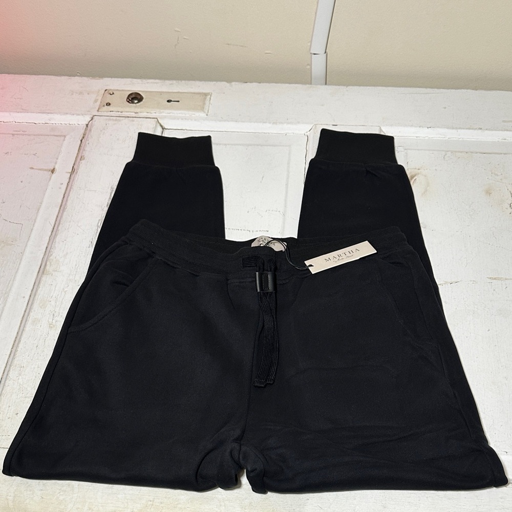 Martha Stewart Black Women's Jogger Pants